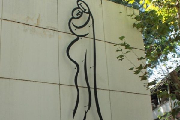 En el instituto, se inauguró la obra El Abrazo